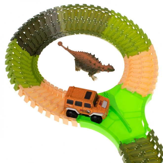 Dinosaří autodráha se 228 díly