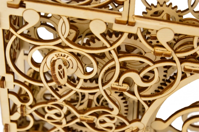 Mechanický obraz - dřevěné 3D puzzle