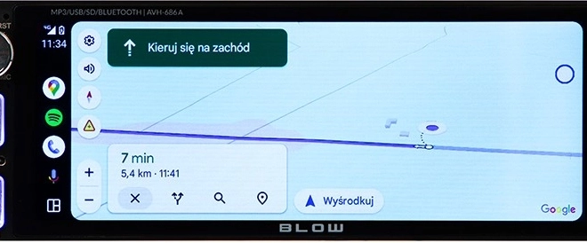 Autorádio BLOW s dotykovým displejem 7 palců a Bluetooth