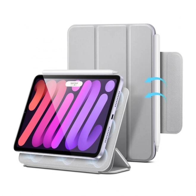 Magnetické pouzdro na iPad mini 6 A17 Pro šedé