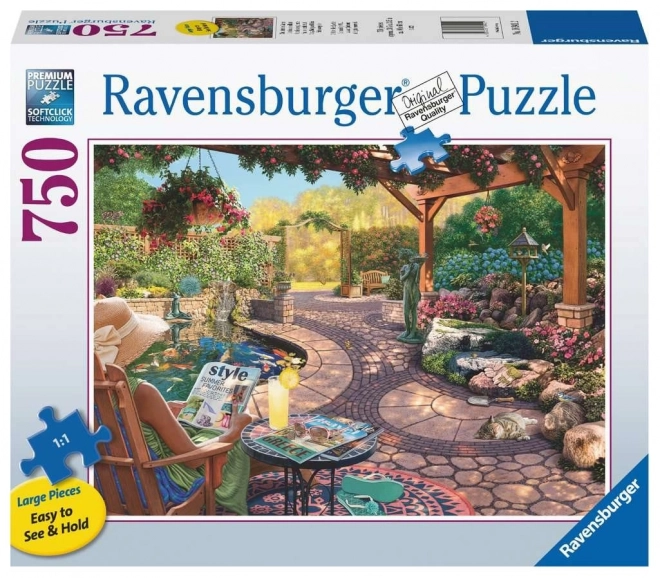 Velkoformátové puzzle Krásný dvorek 750 prvků