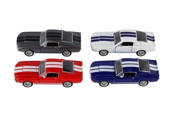 Auto Kinsmart Shelby GT-500 kov/plast 13cm na zpětné natažení