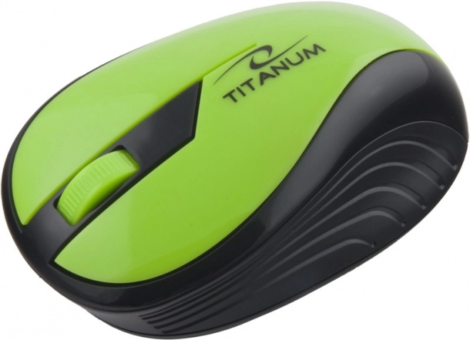 Bezdrátová optická myš TITANUM Rainbow zelená