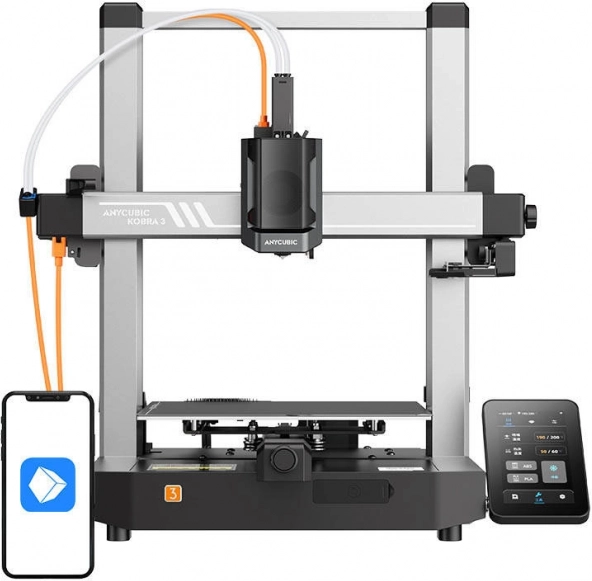 Anycubic Kobra 3 Combo 3D tiskárna s multibarevným tiskem