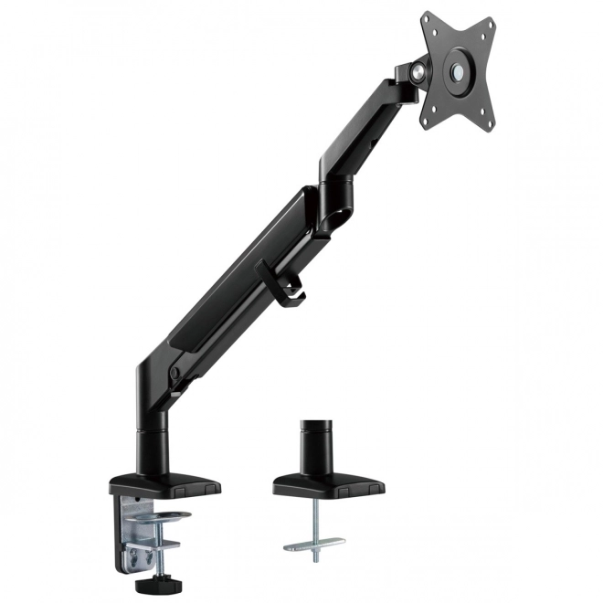 Ergonomické držák monitoru s plynovou pružinou černý