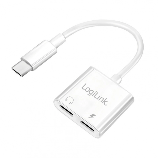 Adaptér USB-C na 2x USB-C PD 60W a audio