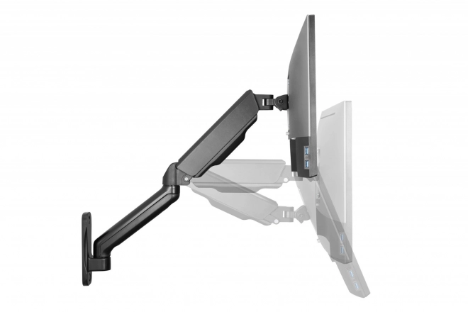 Nástěnný držák na monitor DIGITUS s plynovou pružinou