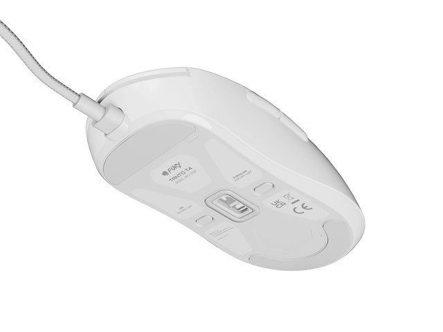 Herní myš Fury Tanto T4 RGB 12000DPI bílá