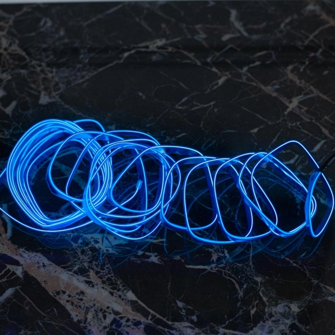 LED ambientní osvětlení pro auto  USB12V páska 3 m – Modré