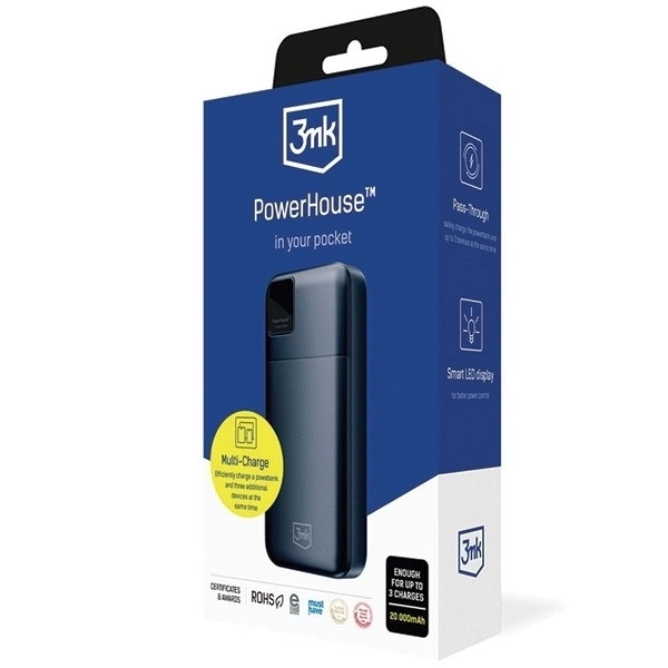 Powerbank s rychlým nabíjením a LED displejem