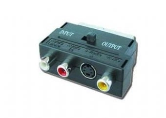 Adapter EURO/SVHS-3RCA