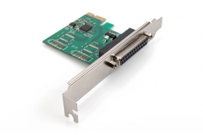 Rozšiřující karta (řadič) LPT PCI Express, 1xDB25, nízký profil, čipová sada: ASIX99100