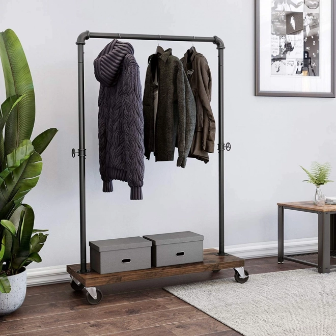 Odvodňovací věšák LOFT na kolečkách