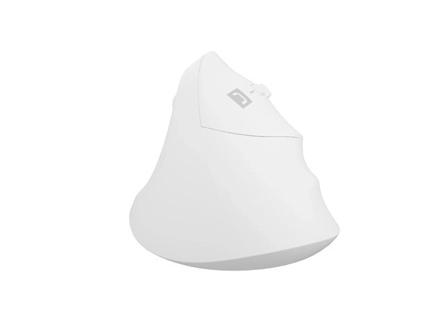 Vertikální bezdrátová myš Crake 2 BT 5.2 + 2.4GHz bílá
