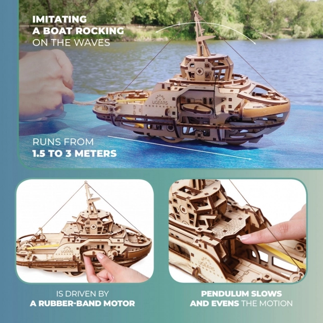 Ugears 3D puzzle - Remorker 169 dílků