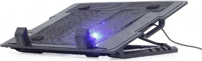 Chladicí podložka pro notebooky do 17″ s ventilátorem a led podsvícením