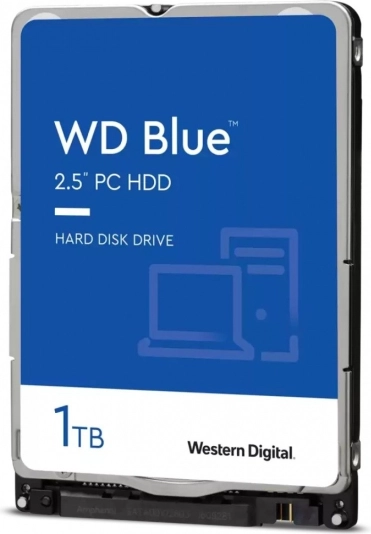 Pevný disk WD Blue 1 TB 2,5" SATA III 5400 ot/min 128 MB cache