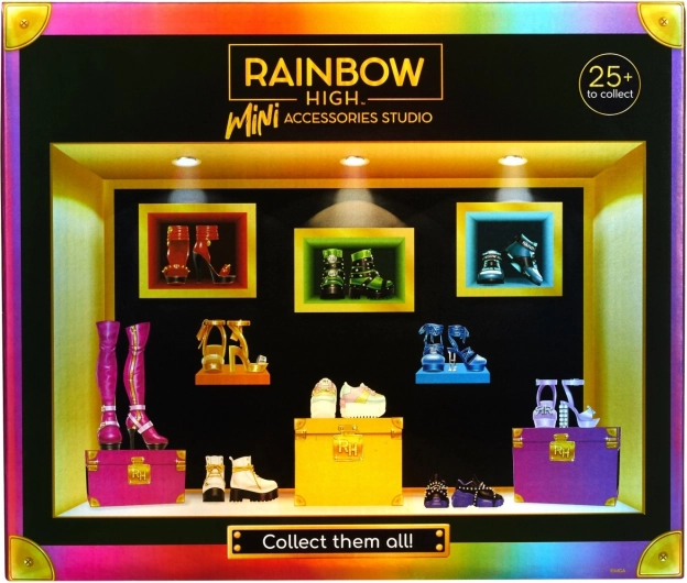 Rainbow High Kolekce Luxusních Bot Display 27 párů