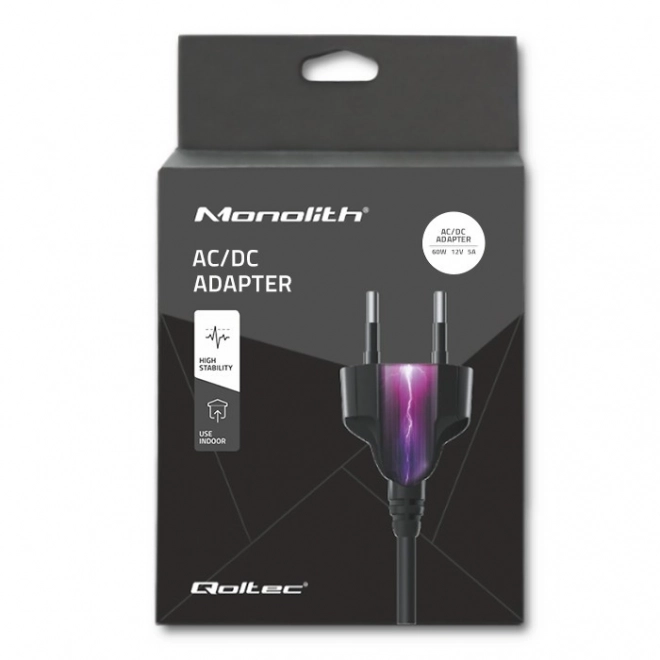 Stolní napájecí zdroj 60W | 12V | 5A | 5,5*2,1 |+napájecí kabel
