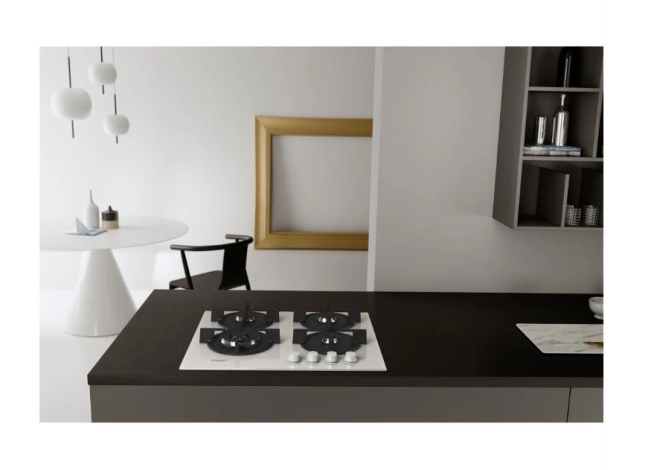 Skleněná plynová varná deska AKT625WH