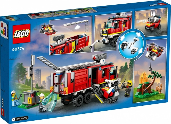 LEGO® City 60374 Velitelský vůz hasičů