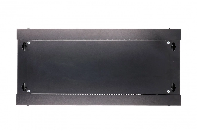 Závěsný rack Extralink 4U 600x450 černý se skleněnými dveřmi