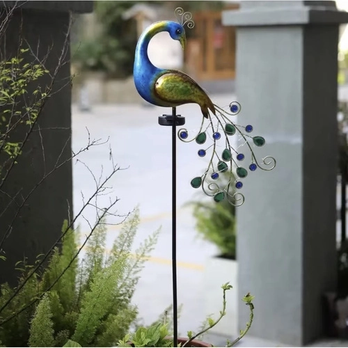 Solární lampa páv Gardlov