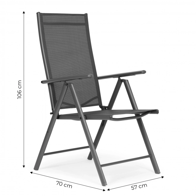 Sada 4 skládacích zahradních židlí MultiGarden