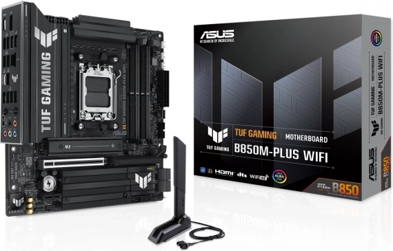 ASUS TUF Gaming B850M-PLUS WiFi – microATX základní deska pro AMD Ryzen