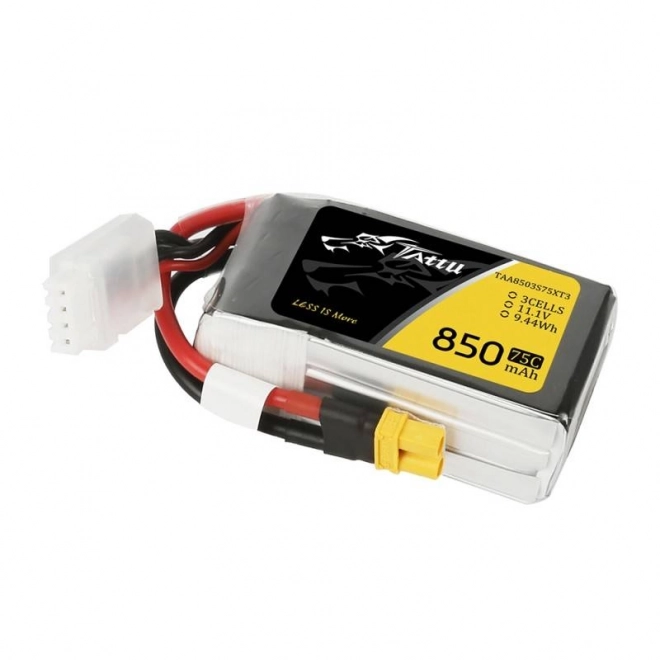 Tattu 850mAh 11,1V 75C 3S1P konektor baterie XT30