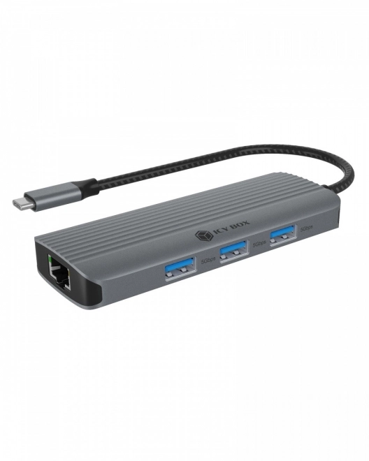 Stolní dokovací stanice 6v1 s HDMI, USB, PD a LAN
