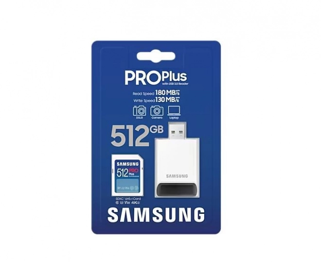 Paměťová karta SD PRO Plus MB-SD512SB/WW 512GB + čtečka
