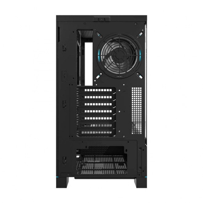 Počítačová skříň Darkflash DY451 PRO s ventilátorem (černá)