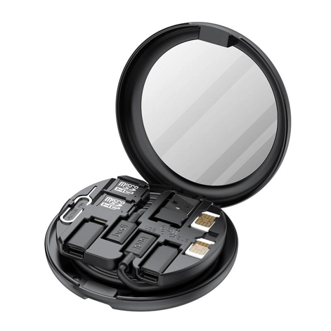 Organizér 12v1 pro SIM, microSD a příslušenství