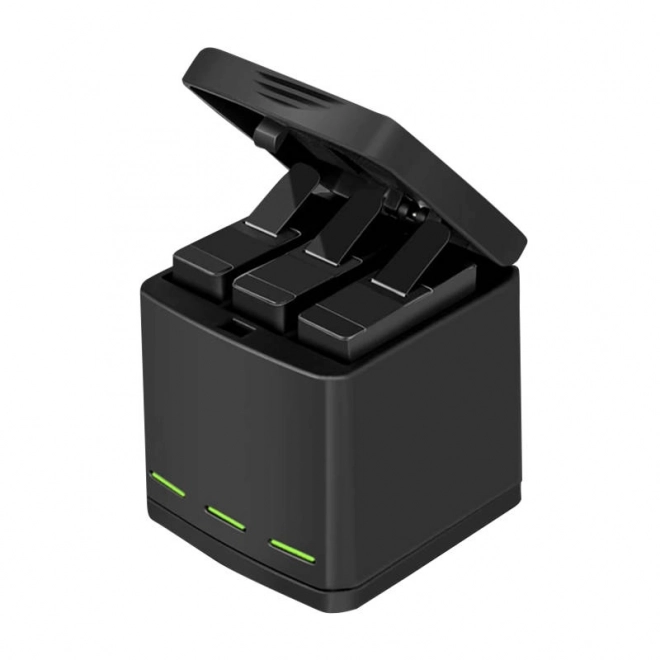 Tříslotový nabíjecí box Telesin pro GoPro Hero 8 + 2 baterie (GP-BNC-801)