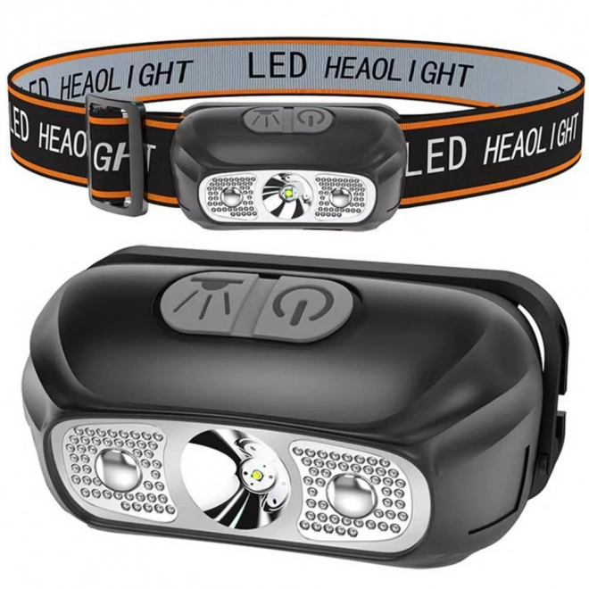 LED čelovka s USB nabíjením