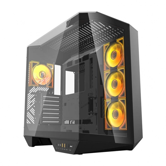 Počítačová skříň Darkflash s 4 ventilátory