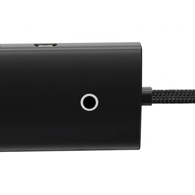 Baseus Lite Series Hub 4v1 USB-C na 4x USB 3.0 + USB-C, 1m (černý)
