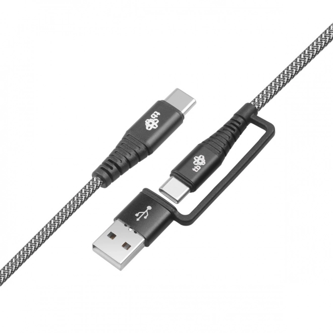 Kabel 2v1: USB-C a USB A s délkou 1,2 m