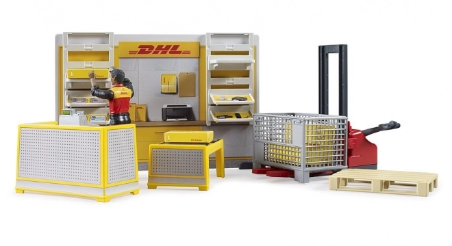 Bruder BWORLD Zásilkovna DHL s příslušenstvím