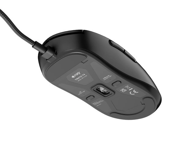 Herní myš Fury Tanto T4 RGB 12000 DPI černá