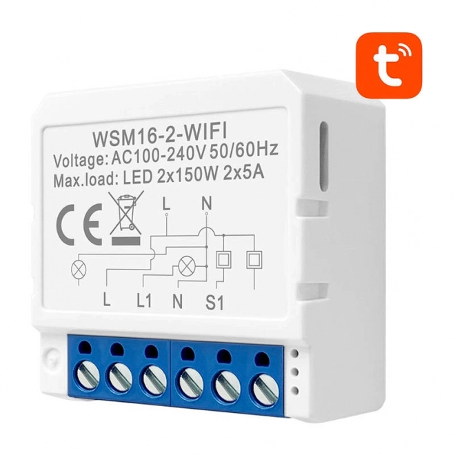 Chytrý spínací modul WiFi Avatto WSM16 TUYA – W2