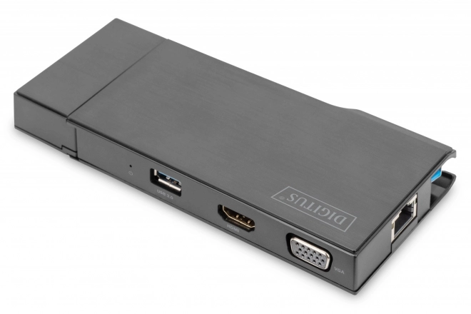 Stolní USB stanice 7-portová s funkcí 4K a VGA pro notebook