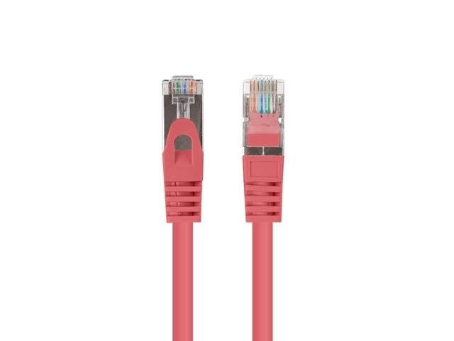 Patchcord cat.6 FTP 1M 10-pack fluke passed red