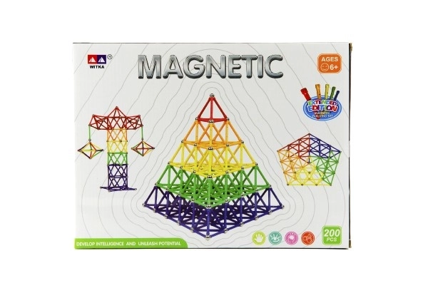 Magnetická stavebnice Witka 200 ks