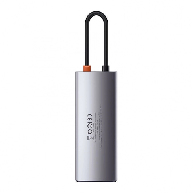 Hub 5v1 Baseus Metal Gleam Series, USB-C na 3x USB 3.0 HDMI USB-C PD