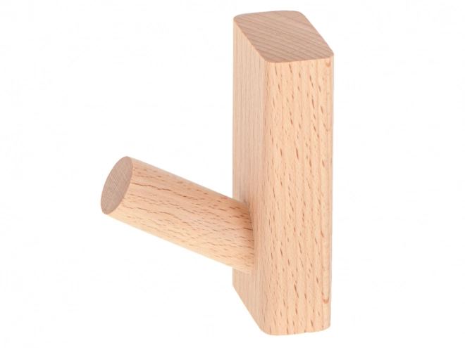 Dřevěný háček na oblečení/ klíče