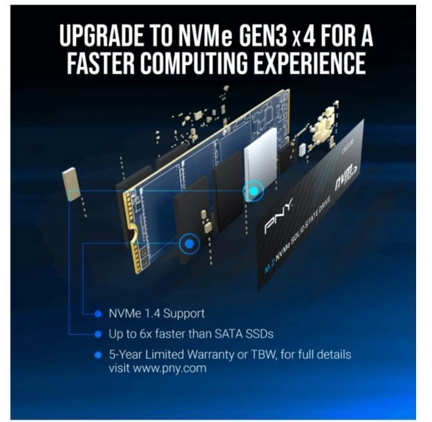 SSD disk 1TB PNY CS2230 M.2 NVMe