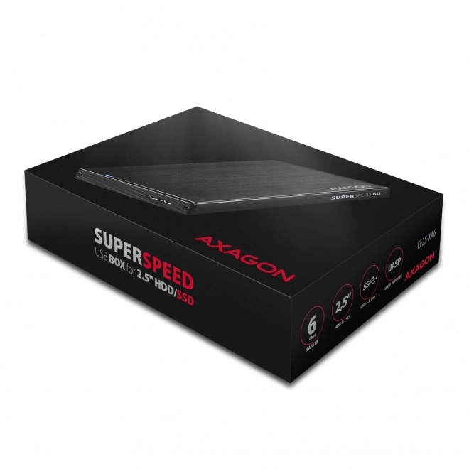 EE25-XA6 Hliníkový externí kryt, USB 3.2 GEN 1 SATA 6G 2,5"