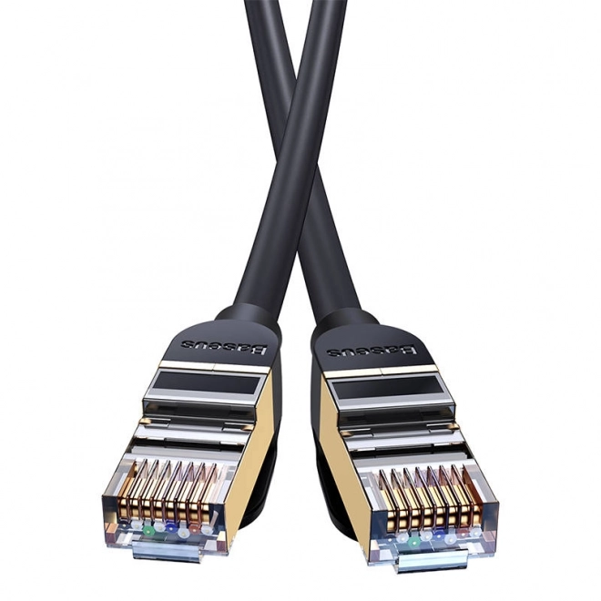 Síťový kabel Baseus Ethernet RJ45, 10 Gb/s, 8 m (černý)